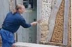 enduit sur pans de bois apparents